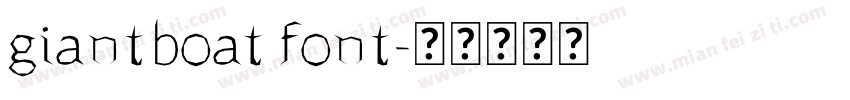 giantboat font字体转换